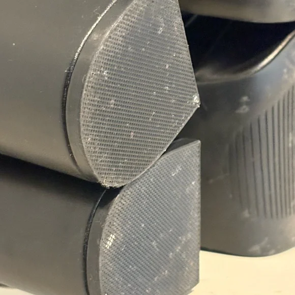 Dream Pair Ankle Strap High Chunky Block Heel Platform Pump Shoes Size 8.5 Black - Picture 9 of 12